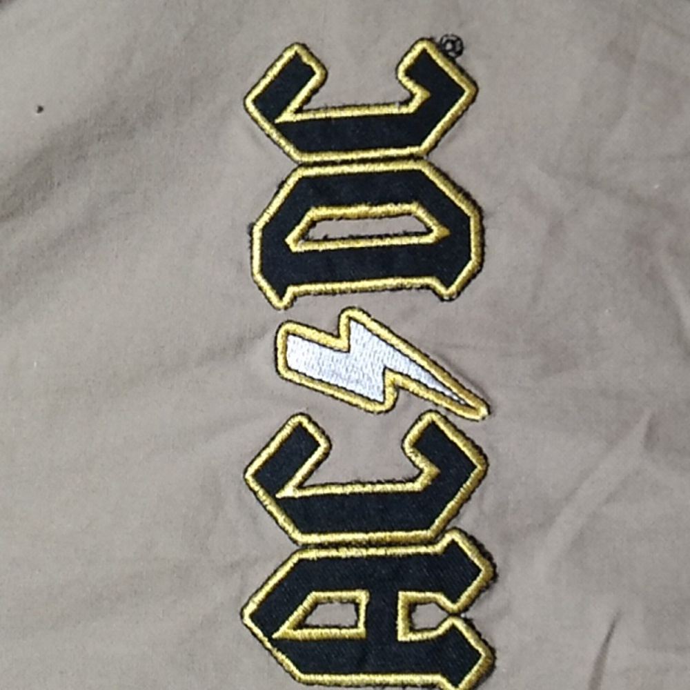 SALE! RARE! AC/DC Rockware Vintage 2004 By Dragonfly Clothing Co GUC W Patches - Picture 4 of 14
